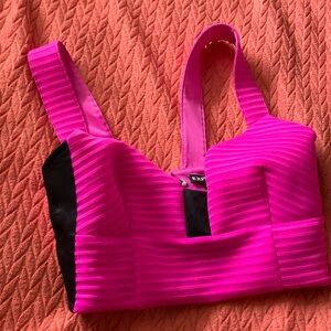 Express Hot Pink Crop Top